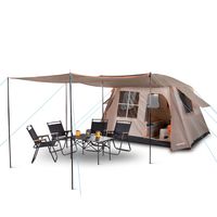 Carpa Camping Quintay 6 Personas 3000 Mm Techo Largo Toldo Extendido