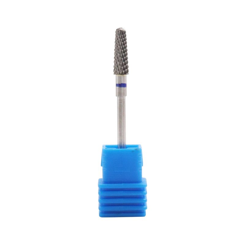 COSMETICAVAL - Fresa Carburo para limpieza cono punta redonda azul