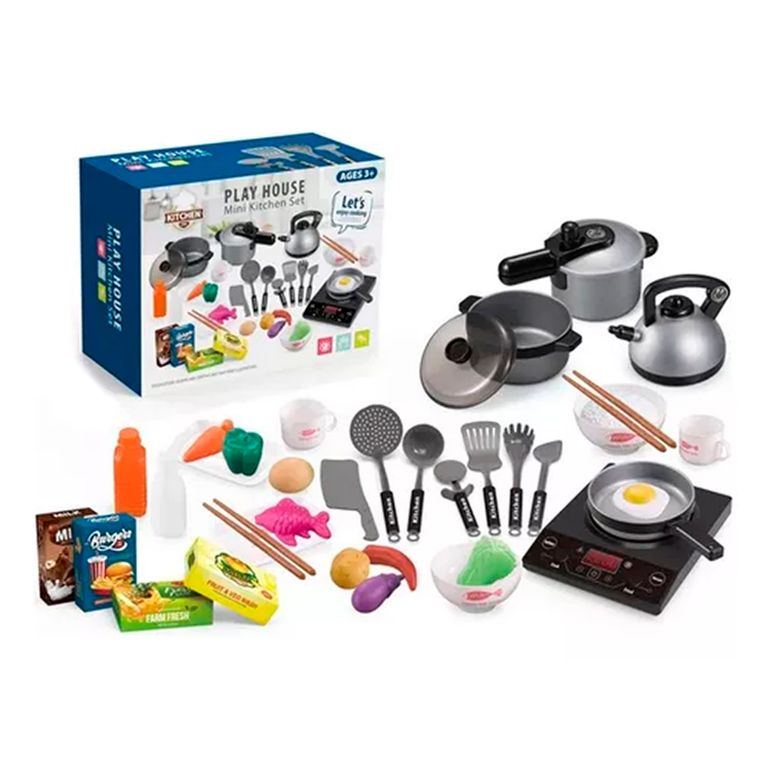 Set Juego De Cocina Elementos De Cocina Juguete Para Ninas