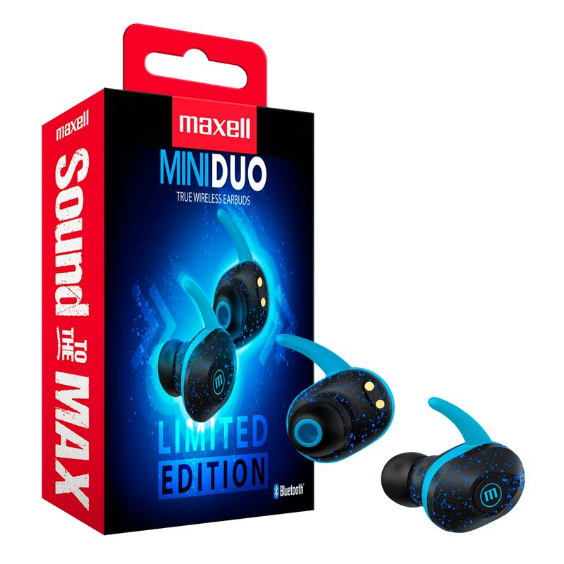 MAXELL - Audifonos Inalambricos Mini Duo Maxell Manos Libres USB Led