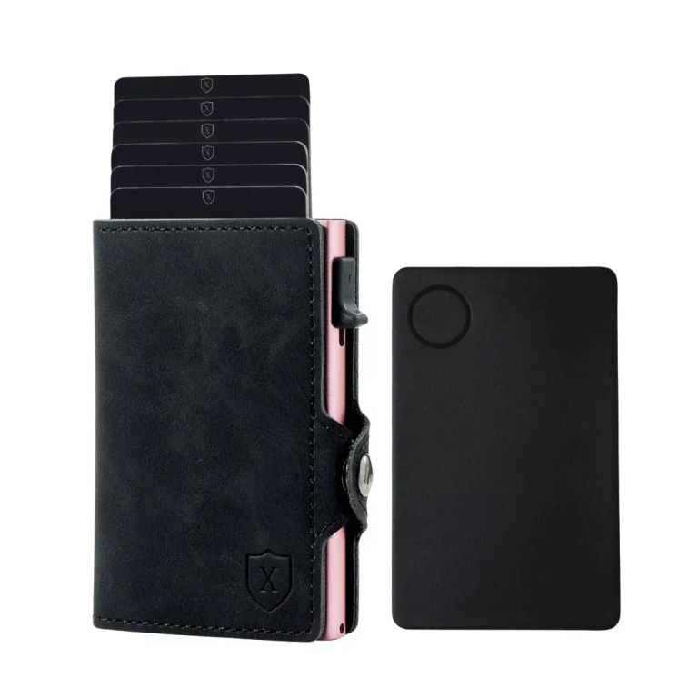 Pack Billetera Tarjetero con Localizador