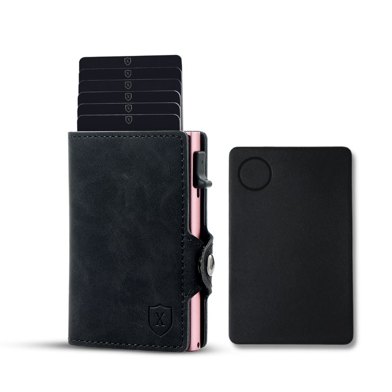 XCLUSIVE - Pack Billetera Tarjetero con Localizador