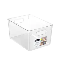 BOX SWEDEN - Organizador Refrigerador Boxsweeden Transparente Grande 28 x 20 cm