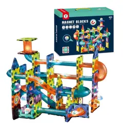 GENERICO - Set De Bloques Construcción 105 Piezas Magnéticas Luminosos
