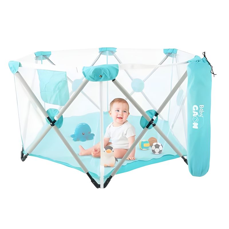 LUMAX - Corralito Para Bebe Plegable Corral Gimnasio De Juegos