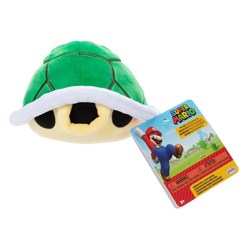 NINTENDO - Peluche Nintendo Super Mario con Sonido - Caparazon Verde