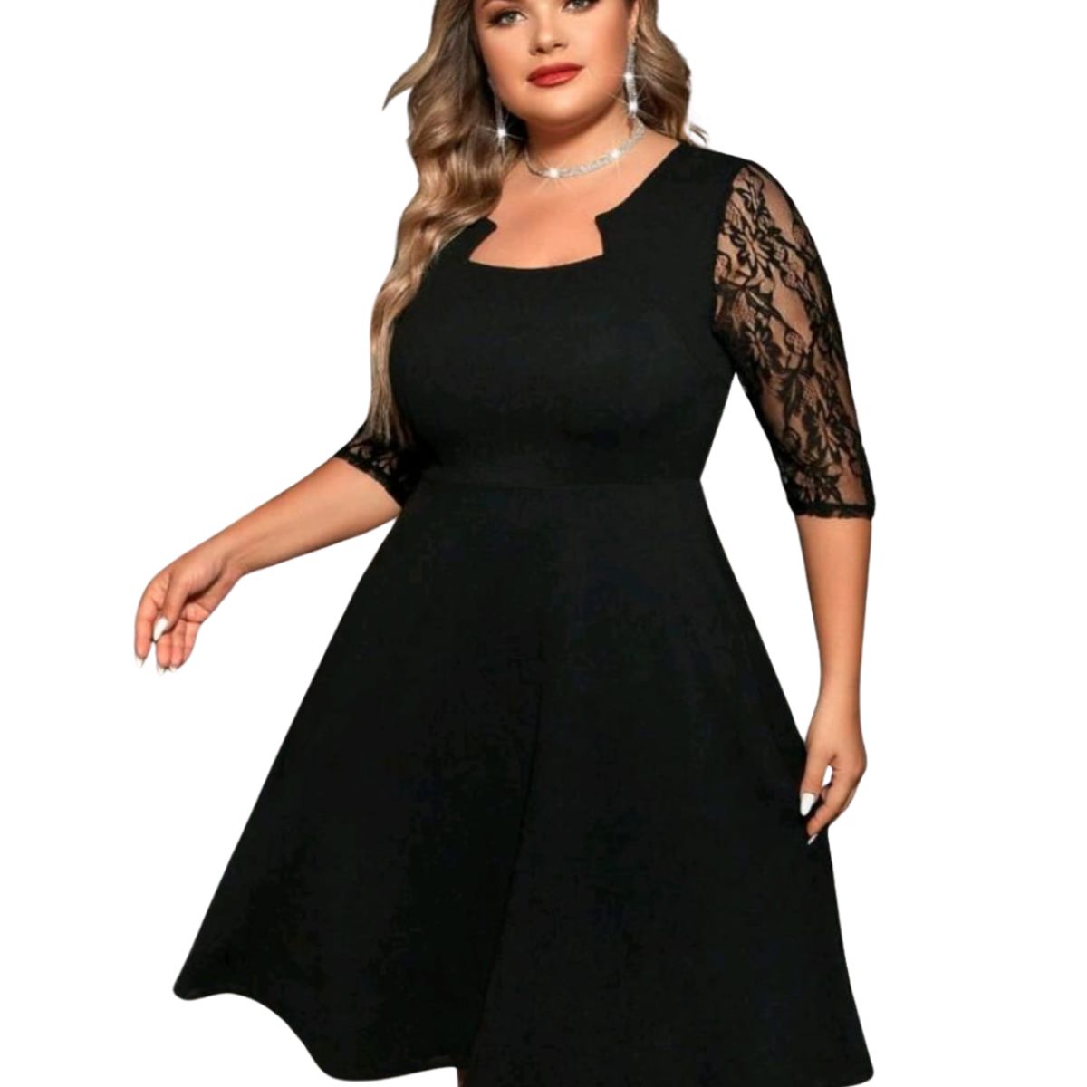 GENERICO - VESTIDO ACAMPANADO IDEAL PARA FIESTA  COCTEL GRADUACION MODELO MC54