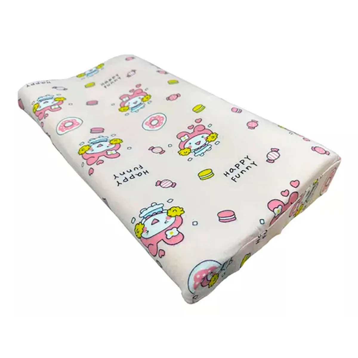 ESHOPANGIE - Almohada Viscoelastica Ortopedica Para Niños Rosada