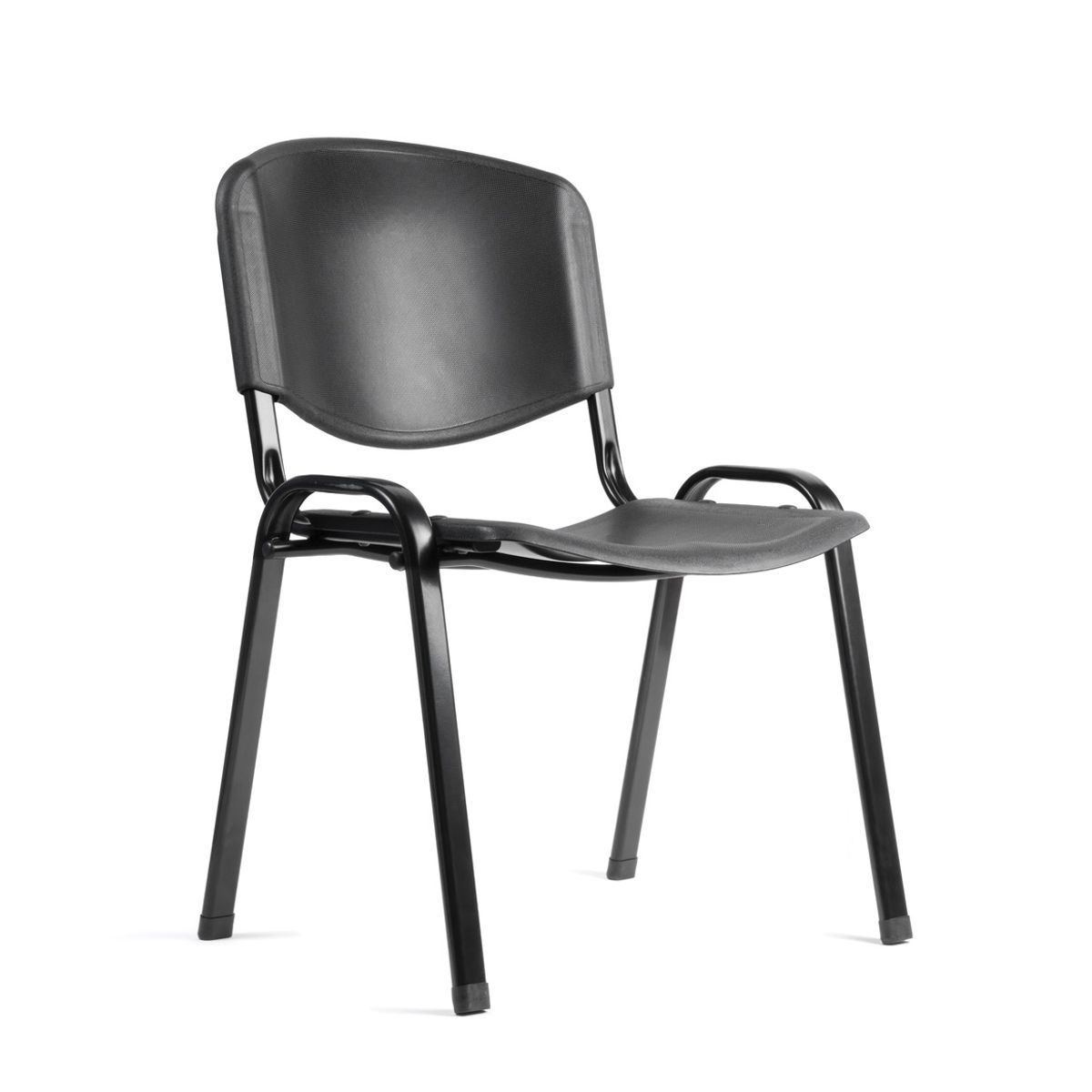 MODERNISMO - Silla visita ISO polipropileno negro