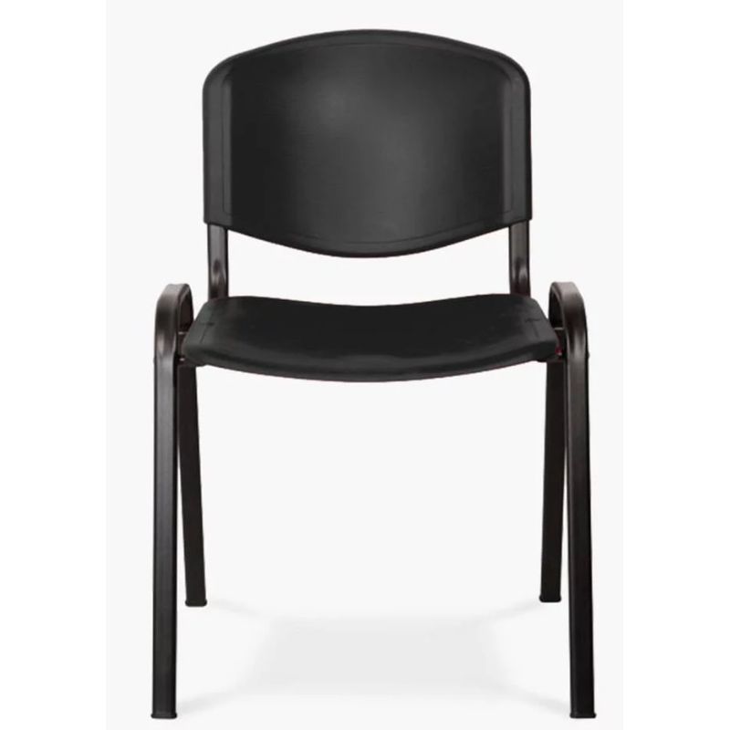 MODERNISMO - Silla visita ISO polipropileno negro