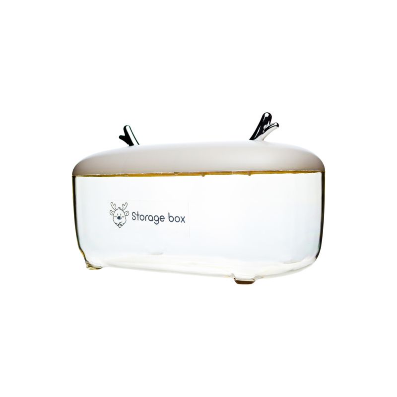 SOLEIO - Porta Pañuelos Servilletero Papel Tissue Beige
