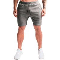 Short gym Slim fit essential Gray Algodon