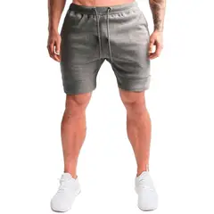 KUSSI COLLECTION - Short gym Slim fit essential Gray Algodon