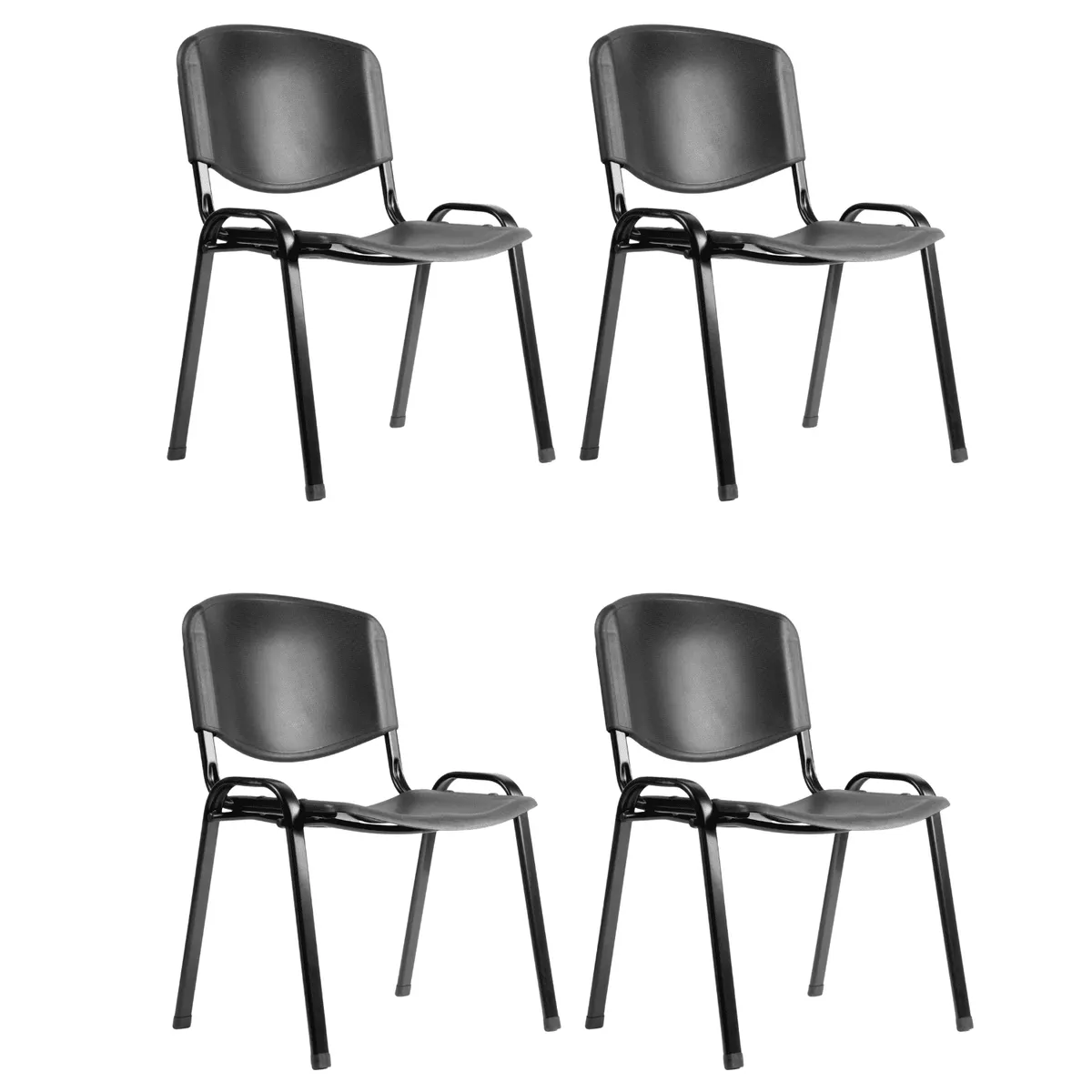 MODERNISMO - Pack 4 Sillas Visita Iso Casino Recepción