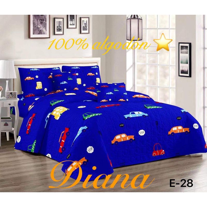 GENERICO - Cubrecama Quilt de Verano 1.5 Plaza