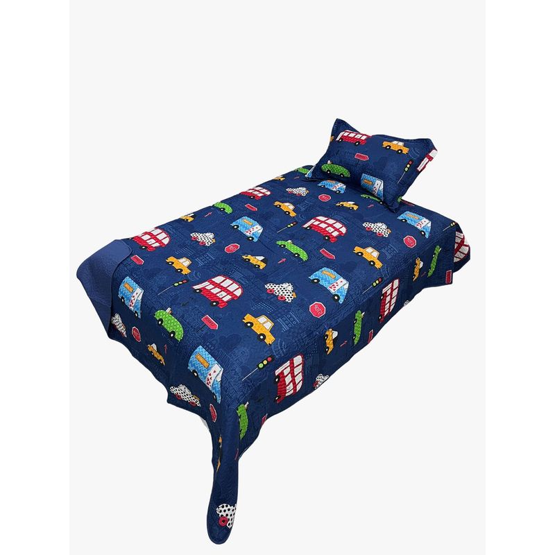 GENERICO - Cubrecama Reversible de Verano 1.5 Plaza