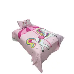 GENERICO - Cubrecama Reversible de Verano 1.5 Plaza