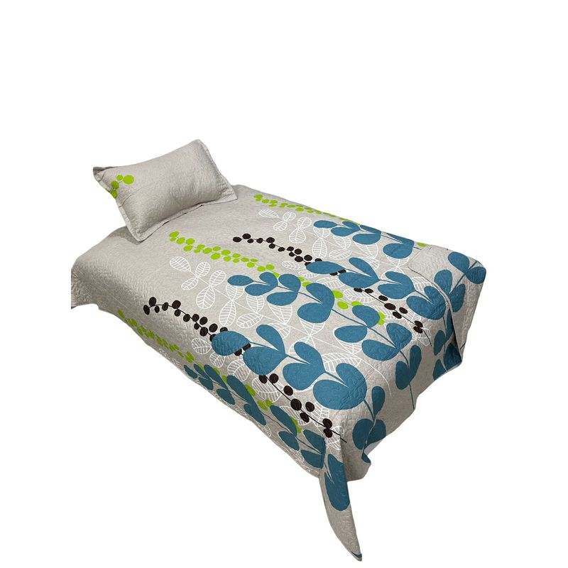 GENERICO - Cubrecama Reversible de Verano 1.5 Plaza