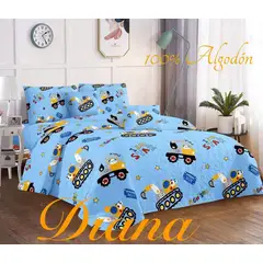 GENERICO - Cubrecama Quilt de Verano 1.5 Plaza