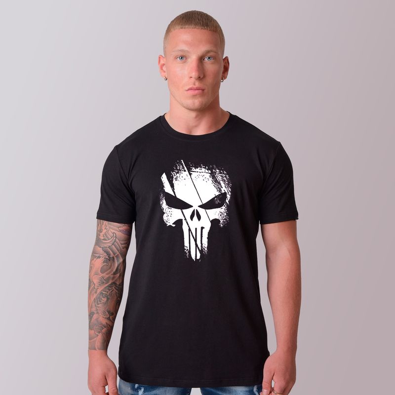 KUSSI COLLECTION - Polera The Punisher Edicion Limitada Black