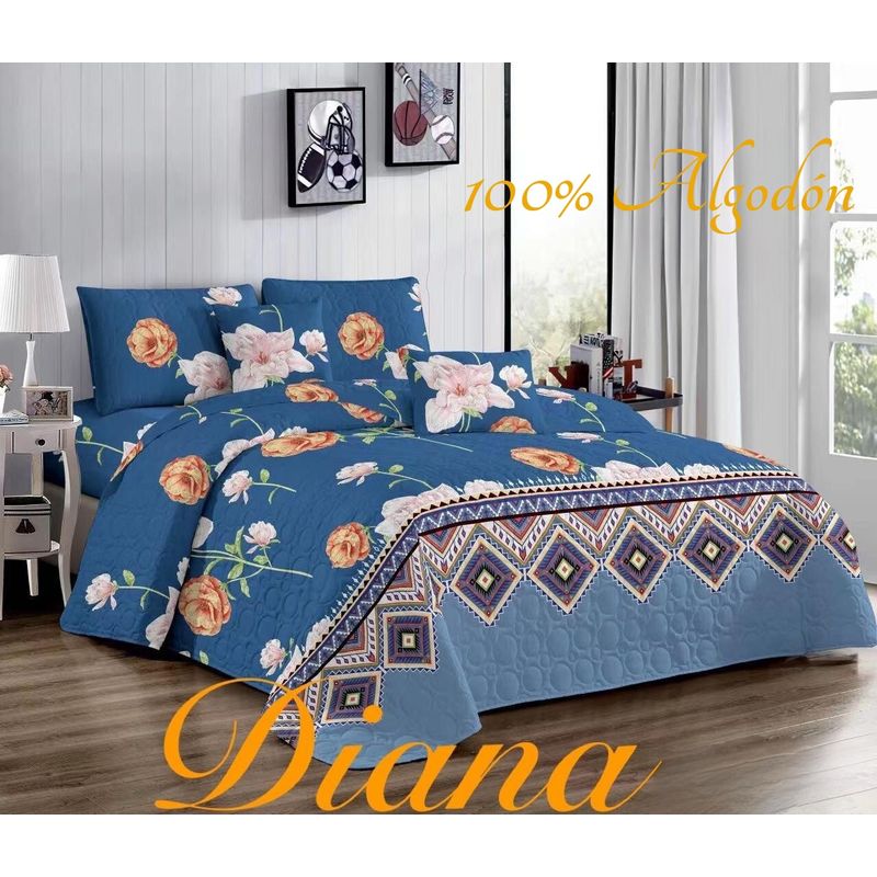 GENERICO - Cubrecama Quilt de Verano 2.0 Plaza