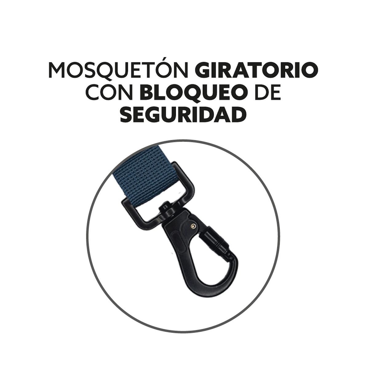 PETLOUNGE - Correa Larga Perros - Reforzada - 3 Metros - Azul - Perro