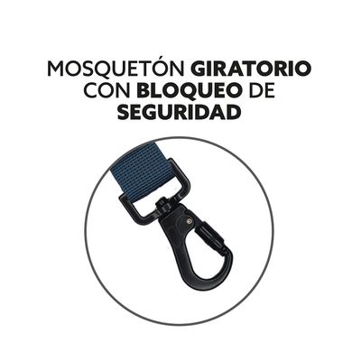 Imagen 2 del producto Correa Larga Perros - Reforzada - 3 Metros - Azul - Perro