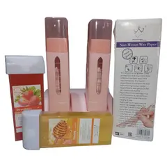GENERICO - Pack Maquina Roll-on + 2 Barras de Cera + 100 Bandas