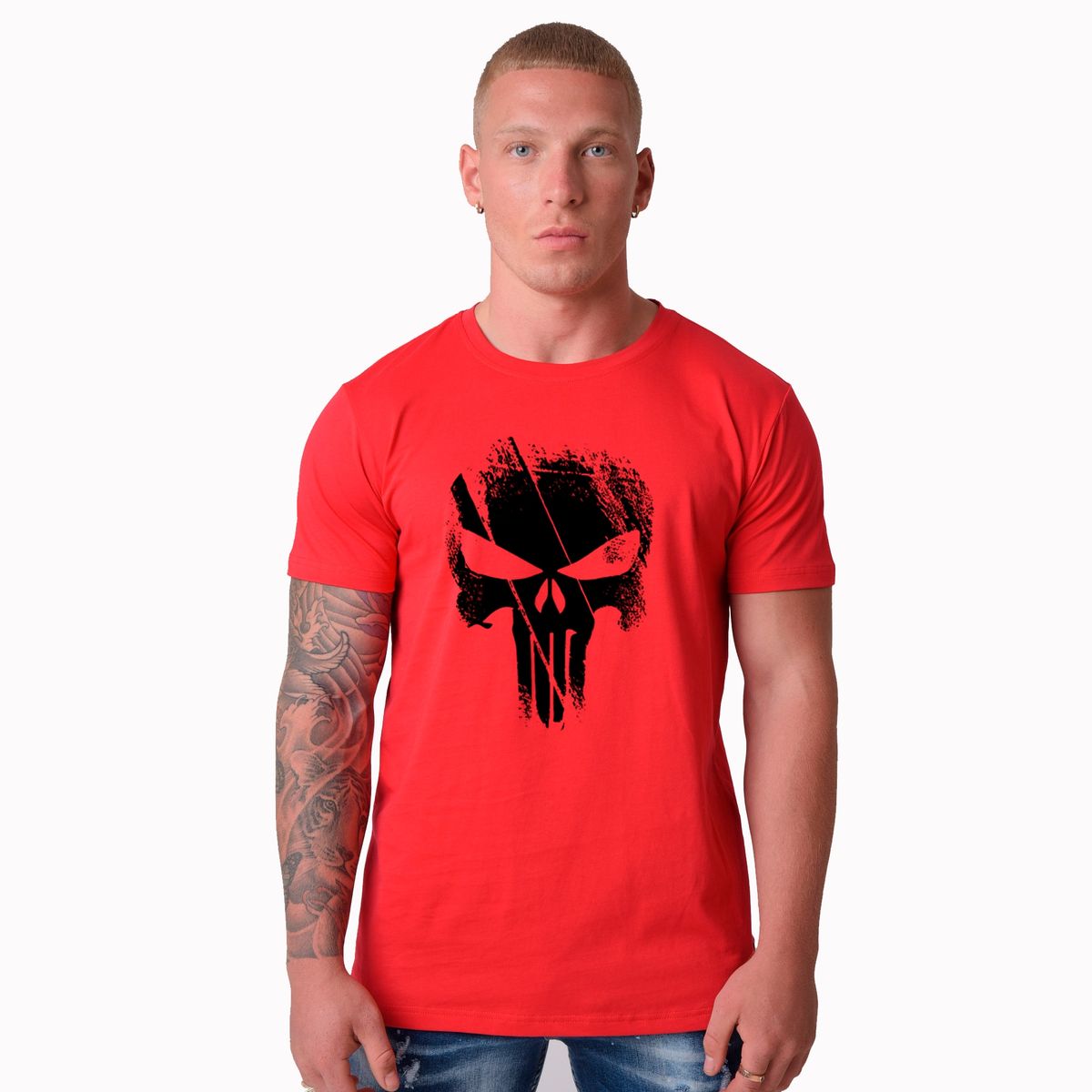 KUSSI COLLECTION - Polera The Punisher Edicion Limitada Red