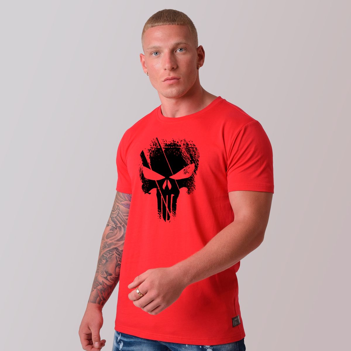 KUSSI COLLECTION - Polera The Punisher Edicion Limitada Red