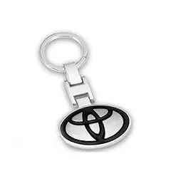 GENERICO - Llavero Metalico doble Caras TOYOTA marcas Auto Karvas