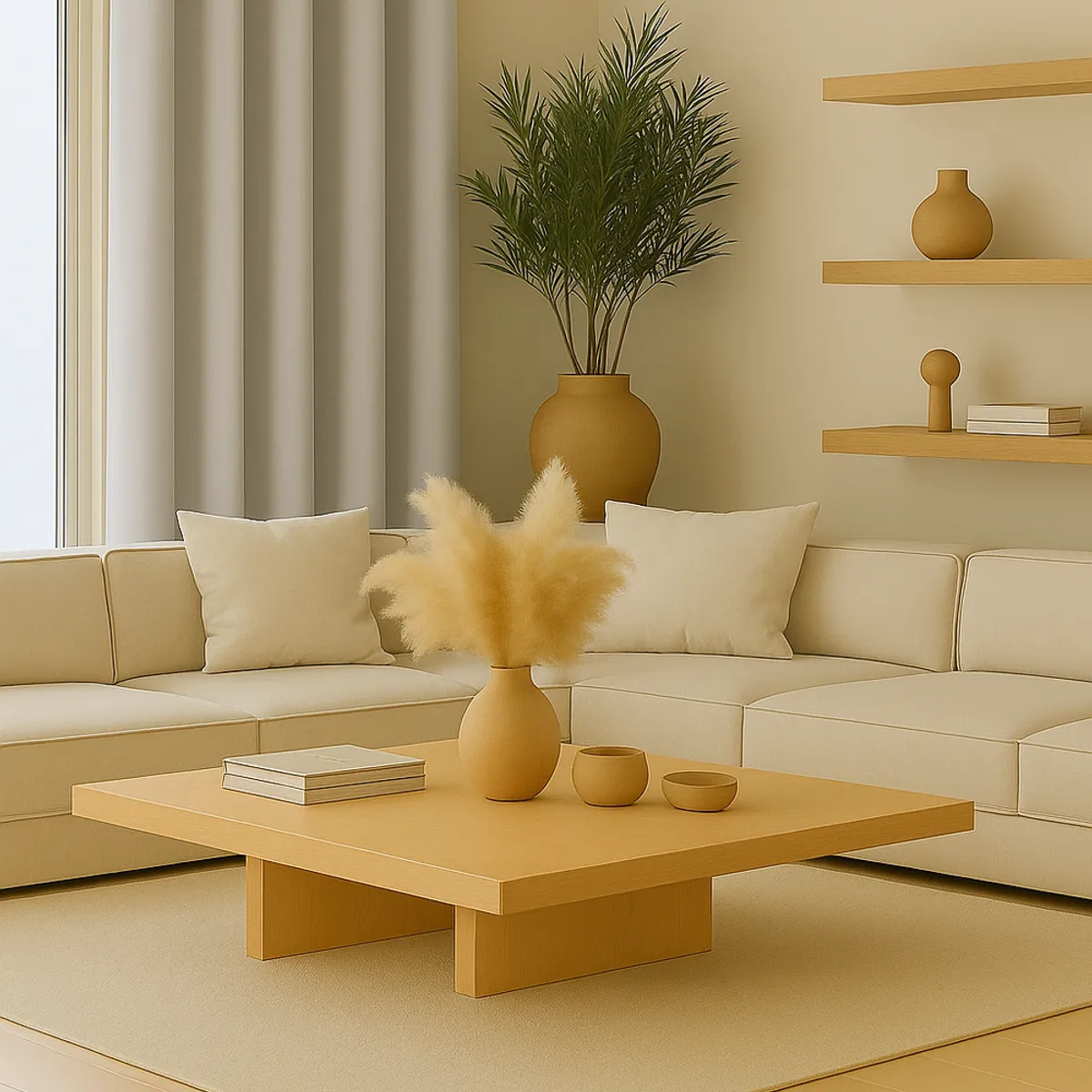 CLEMS CORTINAS - Cortina Tradicional 100% Blackout Marfil