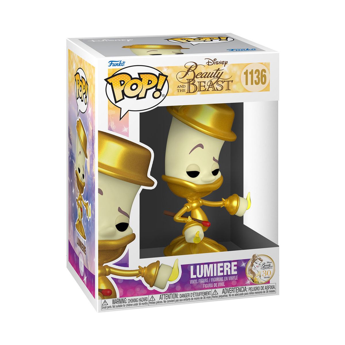FUNKO - Funko Pop Limiere Bella y la Bestia Disney - 1136
