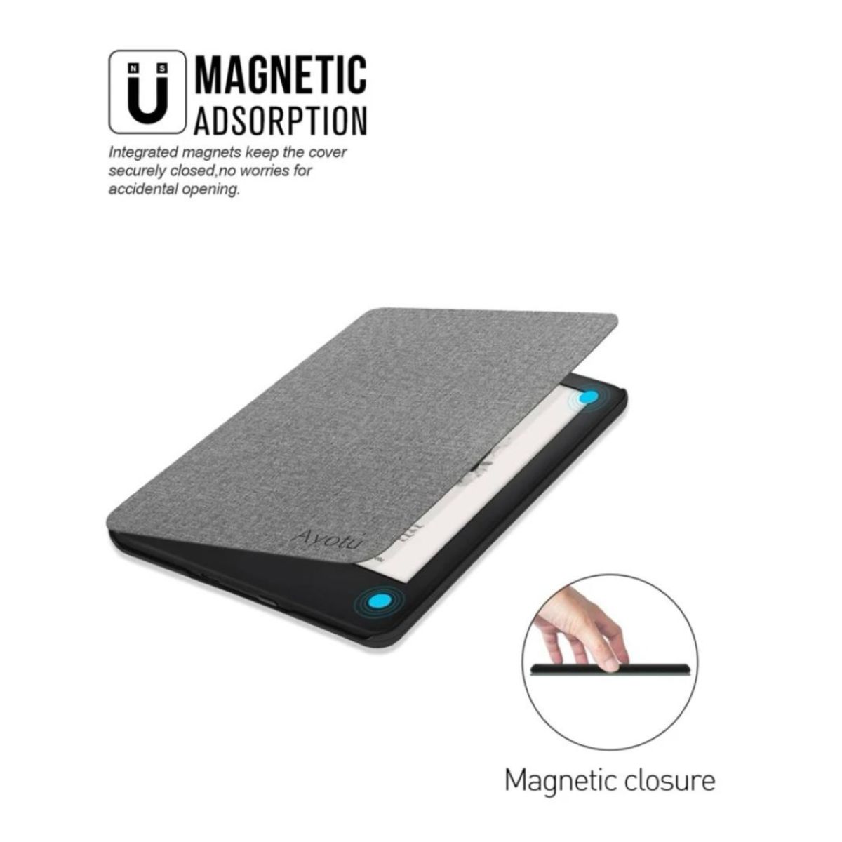 GENERICO - Funda Protectora Para Kindle 11th Gen 2022 C2V2L3 Gris