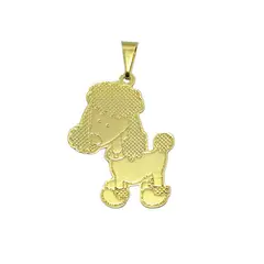 ANDREA COGGIOLA JOYAS - Colgante Perro Poodle Enchapado Oro 18K