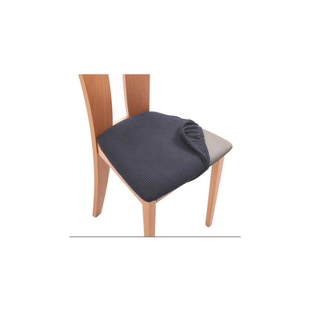 GENERICO - Set De 6 Funda De Asiento Para Silla De Comedor