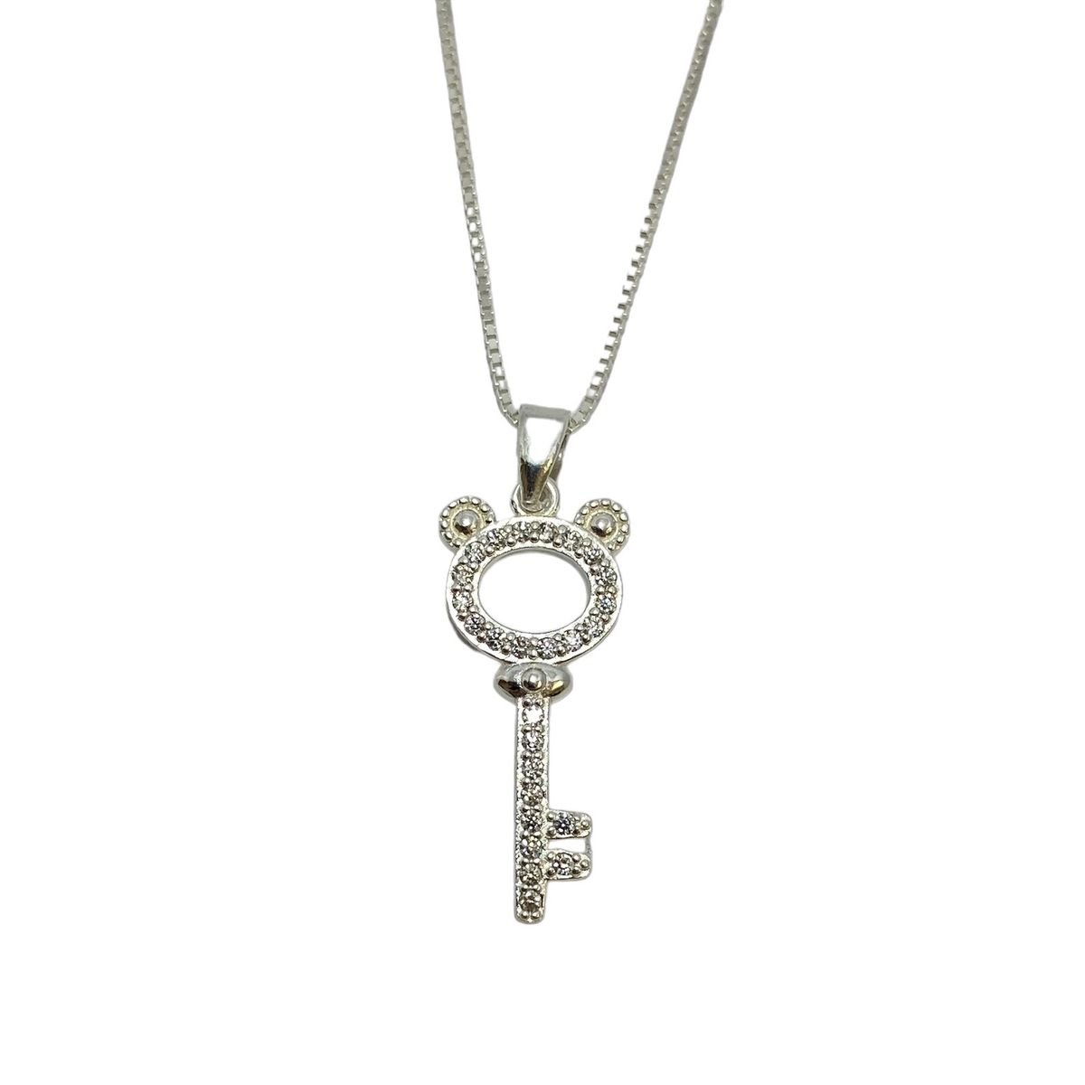 COGGIOLA - Collar LLave Circones Plata Fina 925