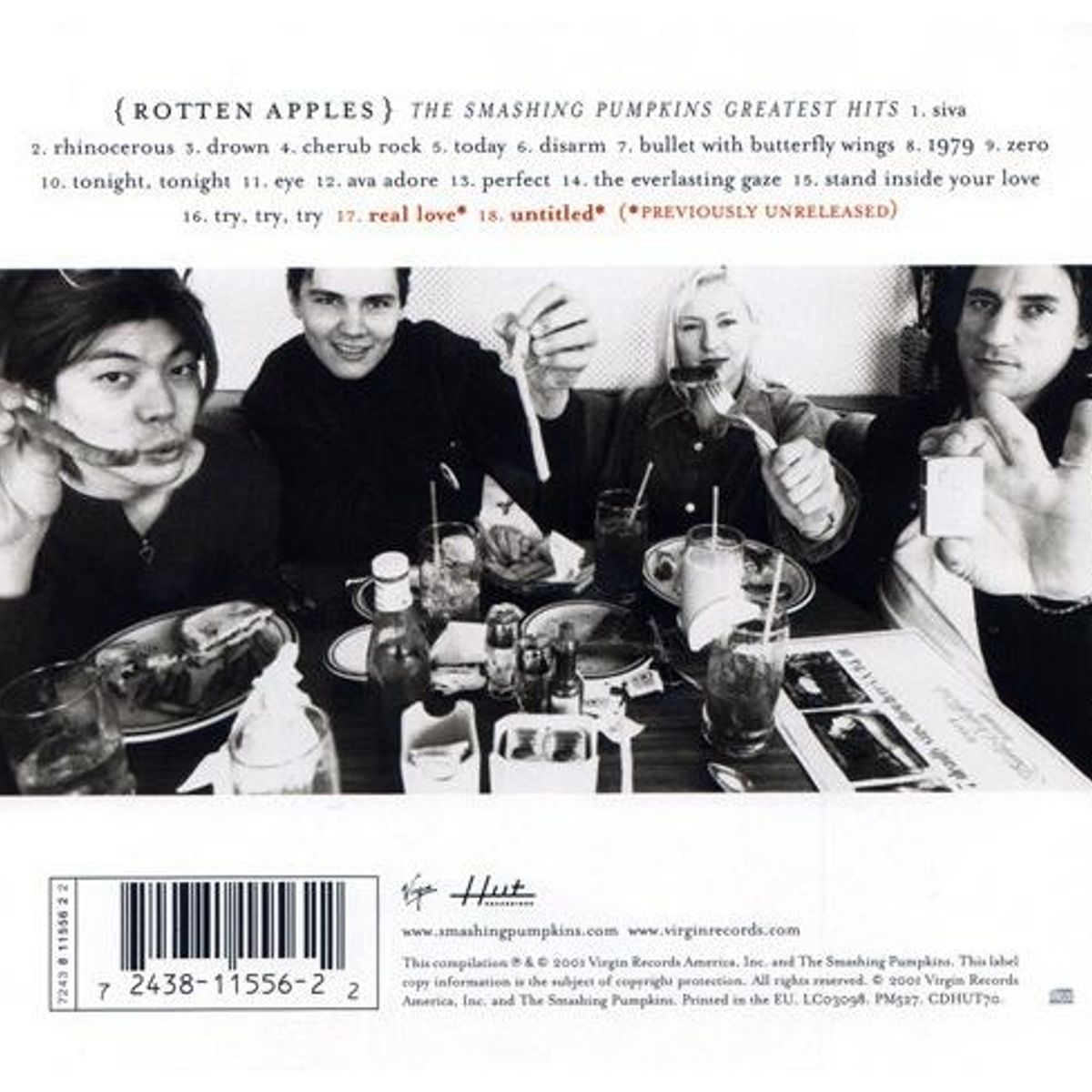 HITWAY MUSIC - SMASHING PUMPKINS - ROTTEN APPLES GREATEST HITS - CD