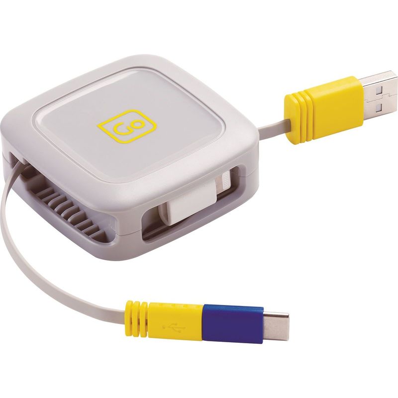 GO TRAVEL - CONECTOR RETRACTIL 3 EN 1