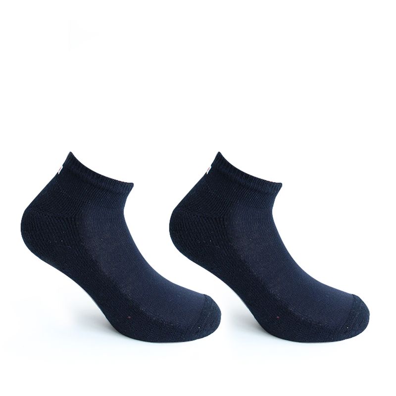 PERUGGI - 4 Pares Calcetín Algodón Deportivo Azul Peruggi