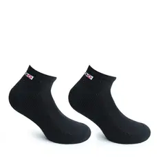 PERUGGI - 4 Pares Calcetín Algodón Deportivo Negro