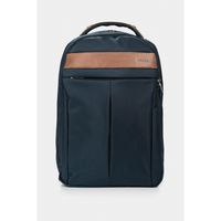 Vélez Mochila Lona Monocromático Azul Oscuro