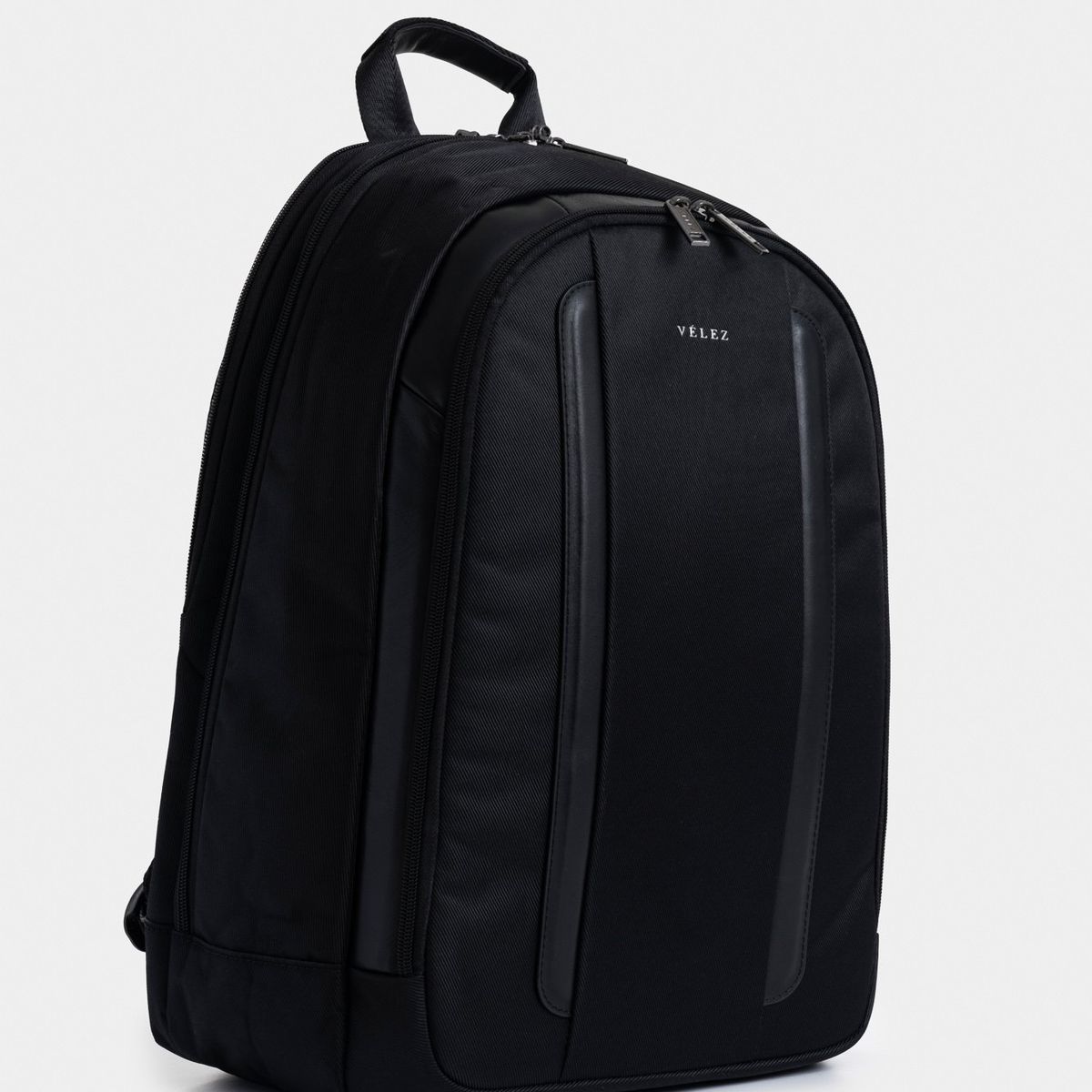 VELEZ - Vélez Mochila Lona Oviedo Monocromático Negro