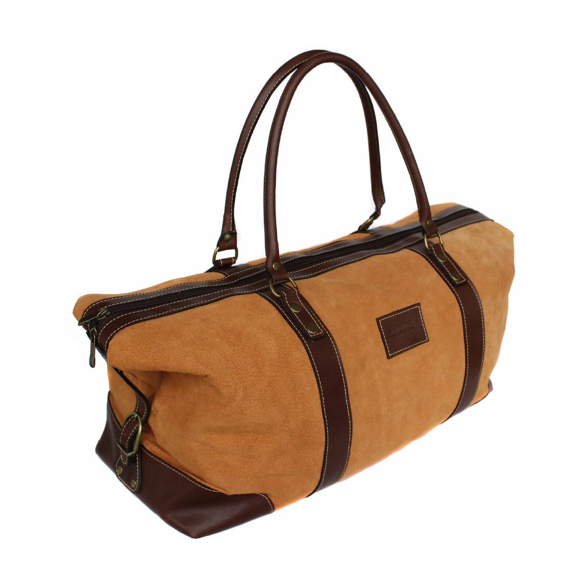 RAIQUEN - Bolso Cuero Carpincho Hecho A Mano Raiquen
