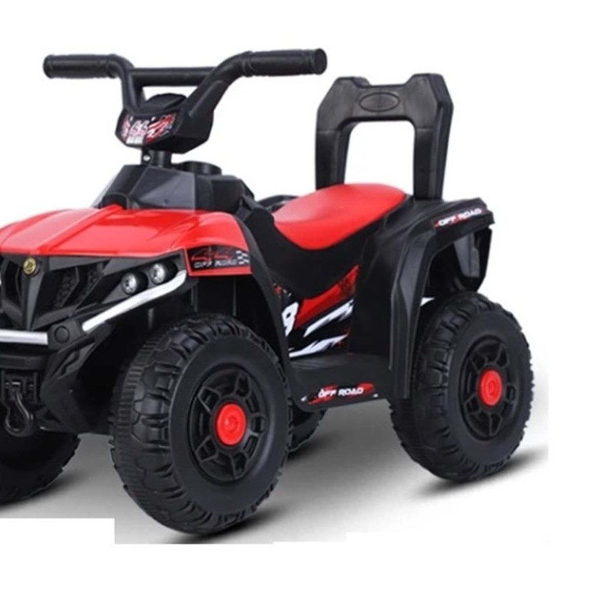 GENERICO - CUATRIMOTO ELECTRICA RECARGABLE A BATERIA ROJA