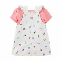 TEDMIMAK - Set 2 Piezas Conjunto Jardinera Flores Farukids 100% Algodón
