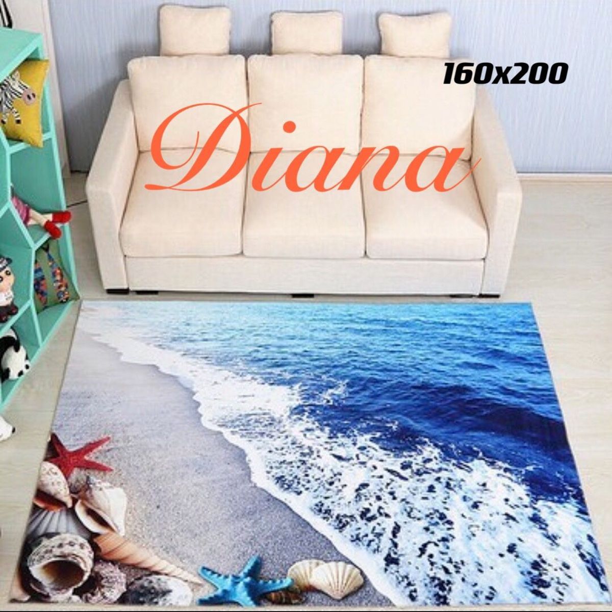 GENERICO - Alfombra decorativas  alfombra para living  alfombras 3D 160cmx200cm