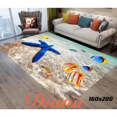 GENERICO - Alfombra decorativas alfombra para living alfombras 3D 160cmx200cm