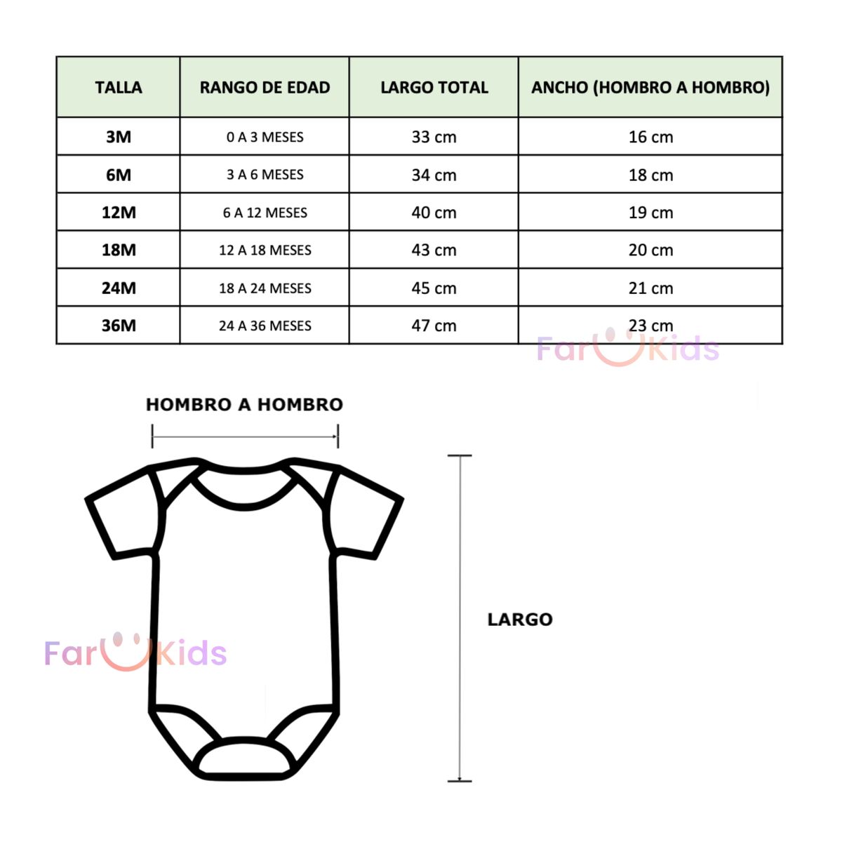 TEDMIMAK - Set 3 Piezas Conjunto Colors Tedmimak Farukids 100% Algodón