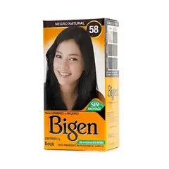 BIGEN - TINTE PERMANENTE EN POLVO # 58 NEGRO NATURAL